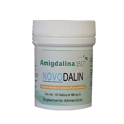 NOVODALIN B17/Amygdalin 100mg Tablets